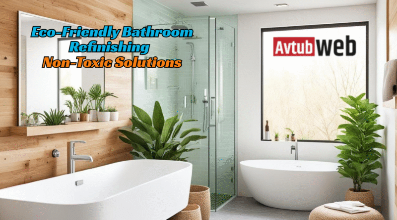 Eco-Friendly Bathroom Refinishing with AV Tub: Non-Toxic Solutions