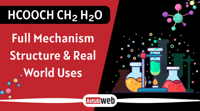 HCOOCH CH2 H2O Reaction Explained: Full Mechanism, Structure & Real-World Uses