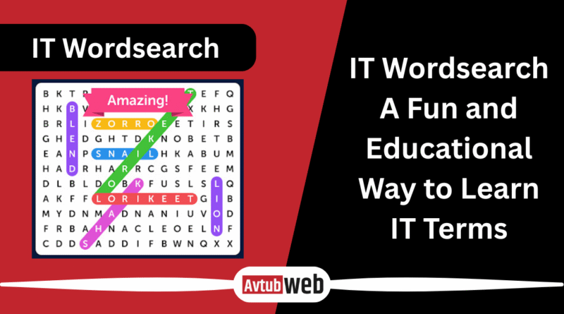 IT Wordsearch A Fun and Educational Way to Learn IT Terms
